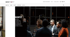 Desktop Screenshot of newprofit.org