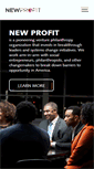 Mobile Screenshot of newprofit.org