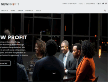Tablet Screenshot of newprofit.org